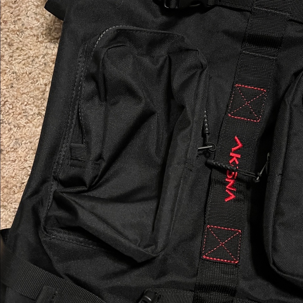 ❤️4/$10 Akona Backpack in Black and Red - Picture 7 of 10